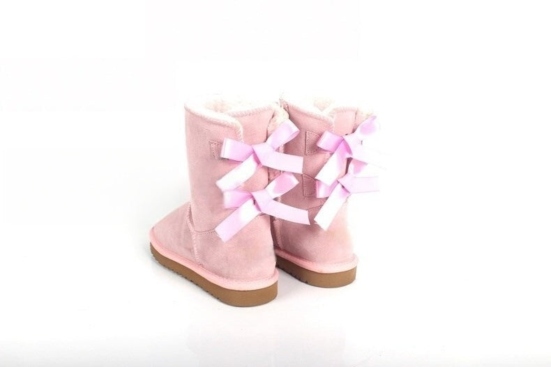 T588-789 Tall snow boots with thickened sole for warmth