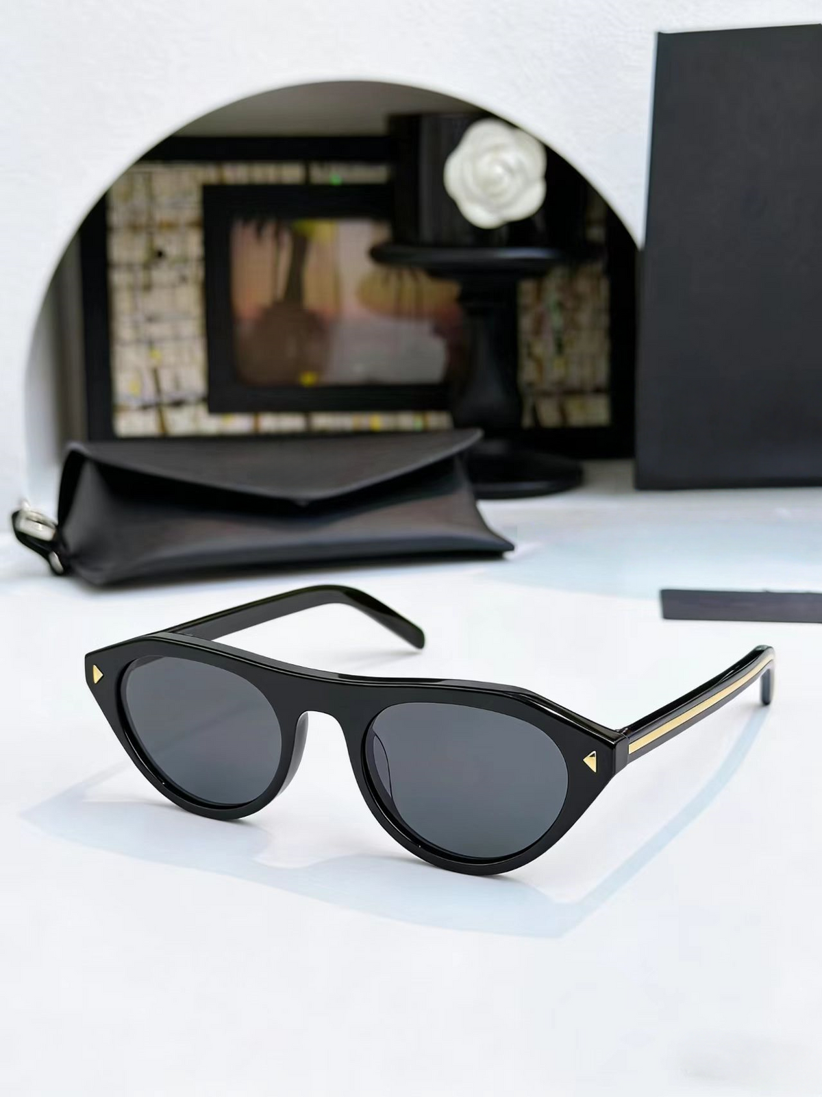 T588-1062  Round frame sunglasses, fashionable sunglasses