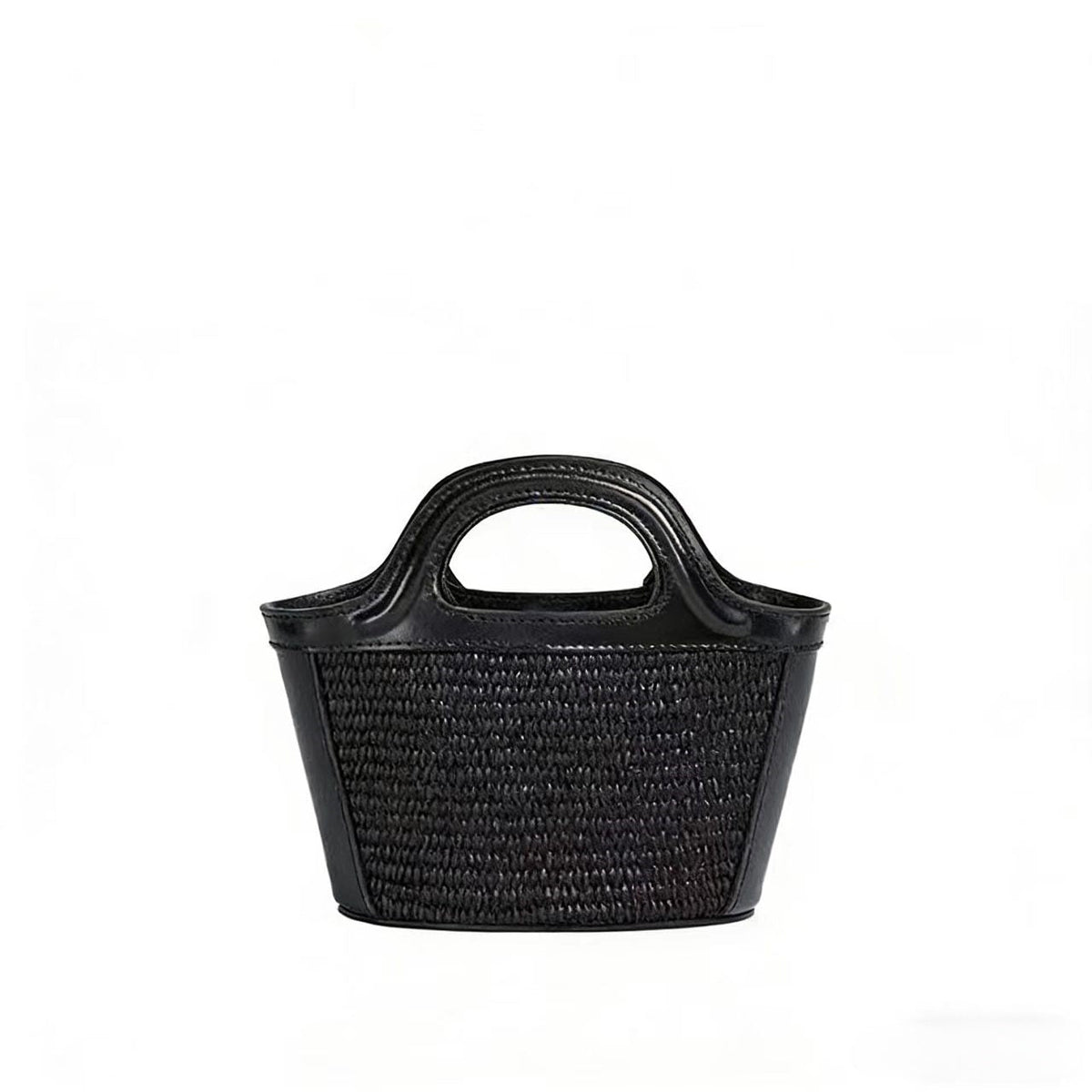 T588-1067 High appearance hand-held woven vegetable basket single shoulder handbag