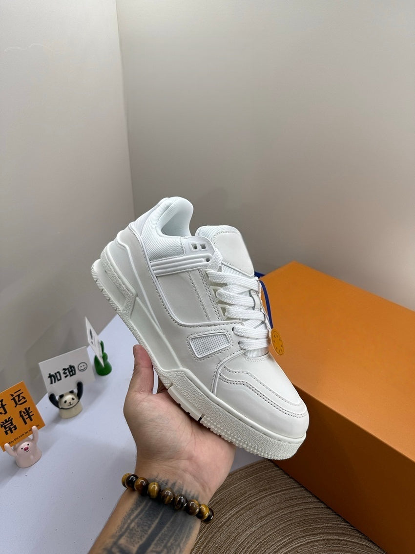 T588-792 Casual retro sports board shoes with color matching