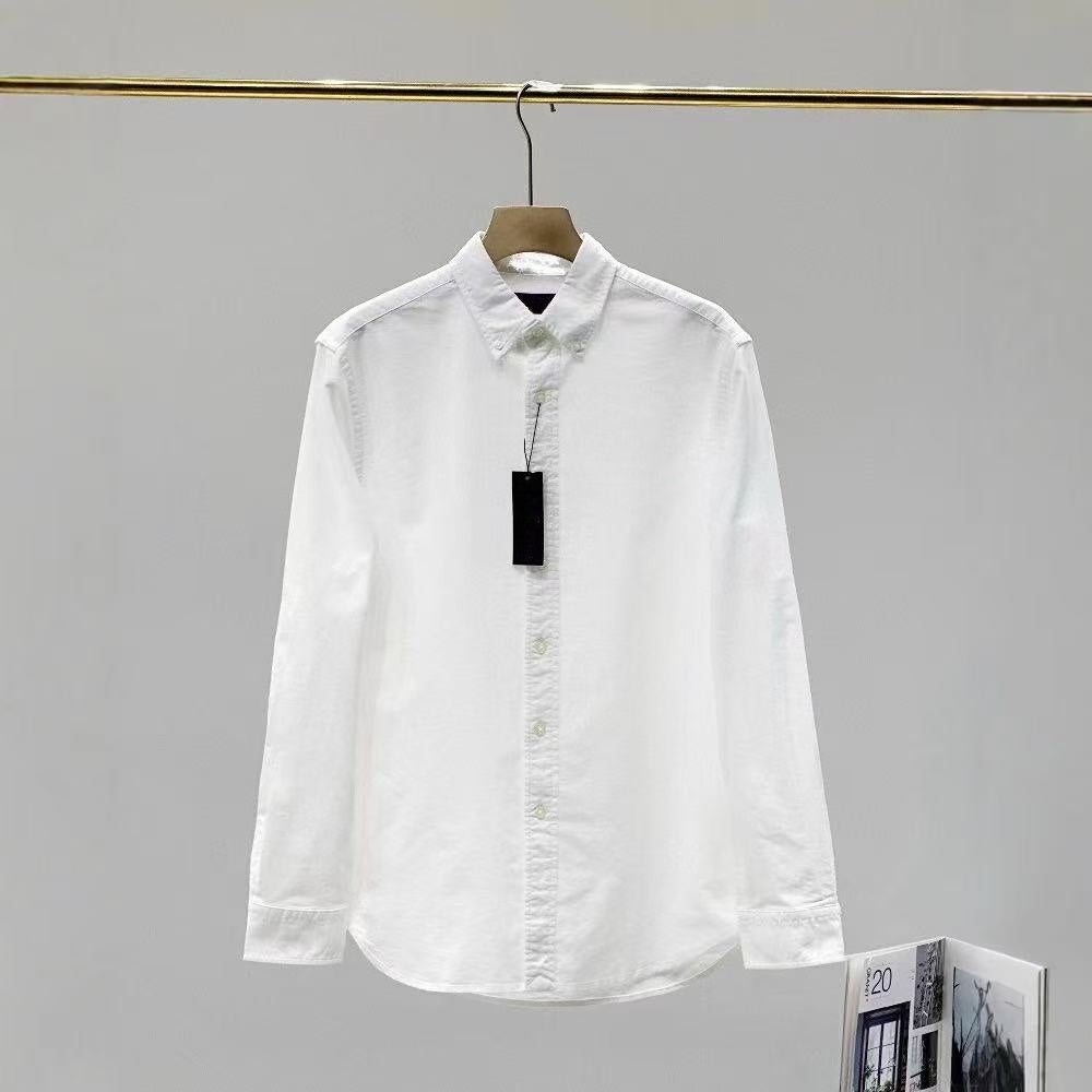 T588-962  Casual loose solid color long sleeved shirt