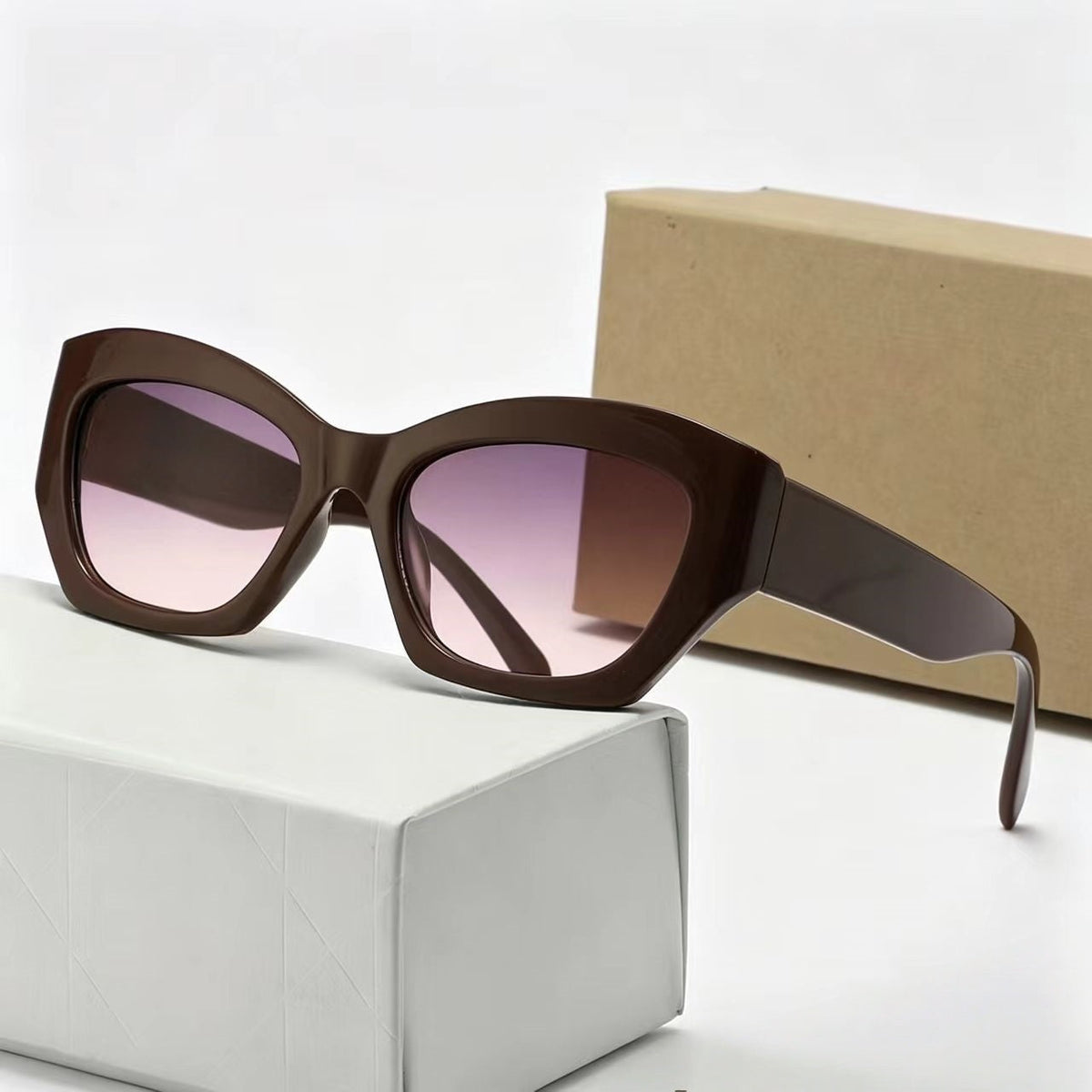 T588-1116 Fashionable and versatile blackout sunglasses, personalized and trendy