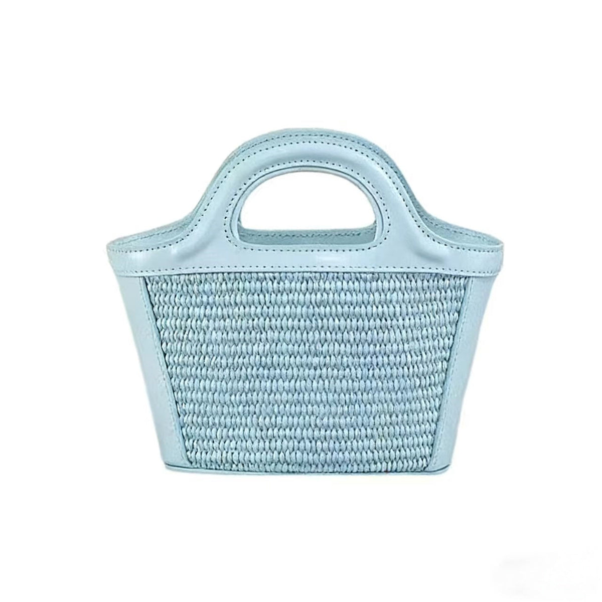 T588-1067 High appearance hand-held woven vegetable basket single shoulder handbag