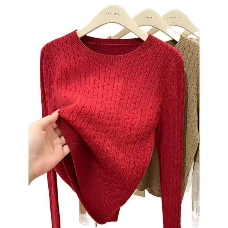T588-744 Vintage Fried Dough Twists knit interior-PDDYF