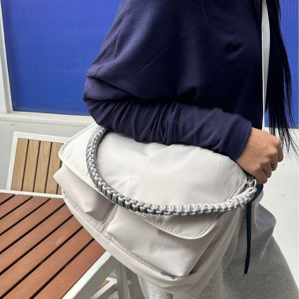 T588-896  Large capacity sports and leisure single shoulder crossbody bag