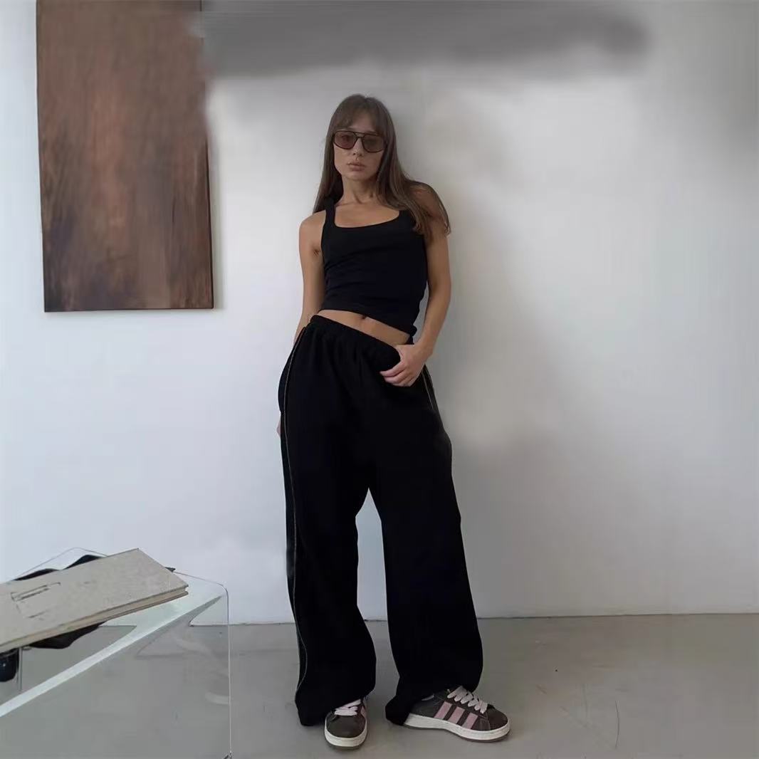 T588-852  Street style loose casual pants
