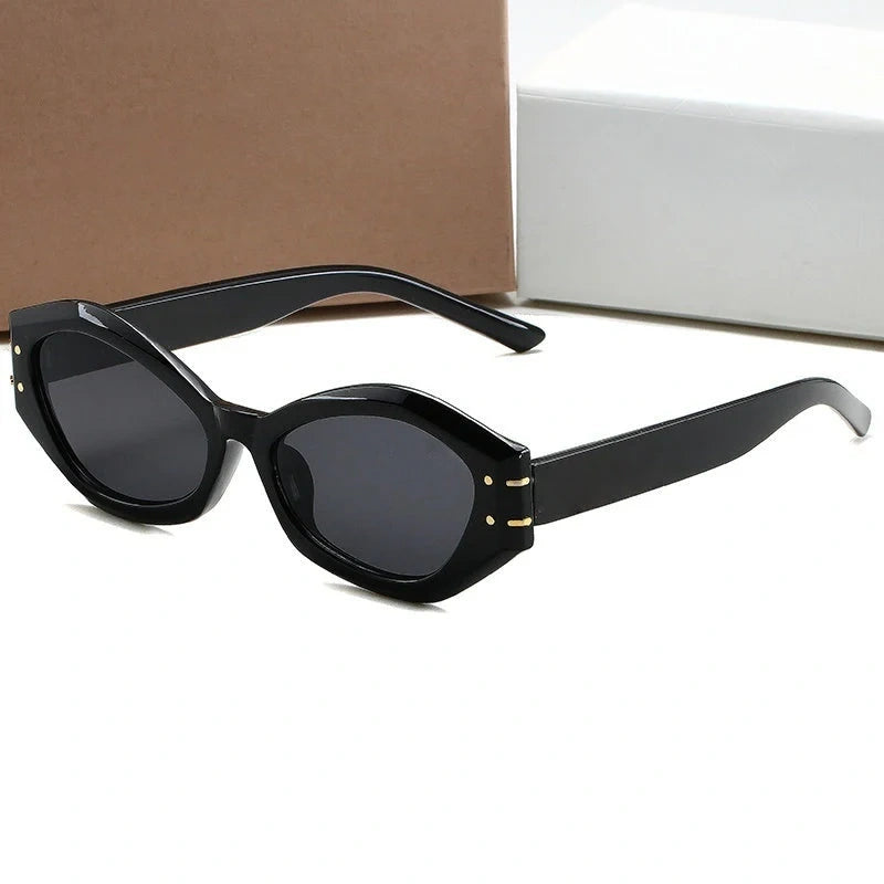 T588-1006 Irregular Hip Hop Sunglasses with Small Frame