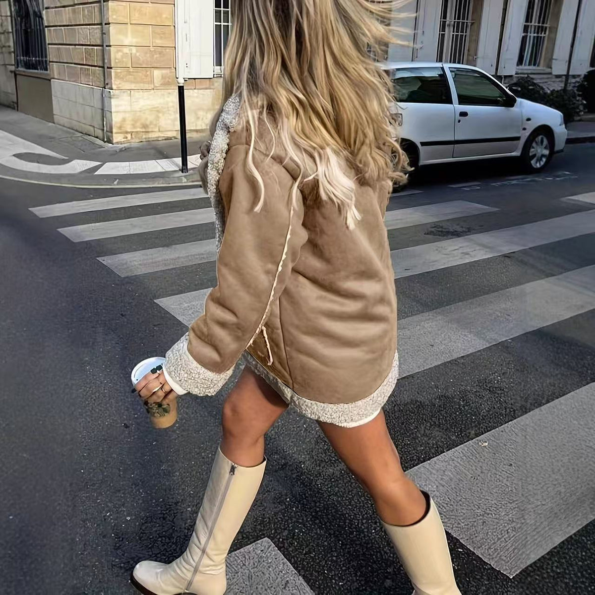 T588-485  Women's winter fur one-piece coat