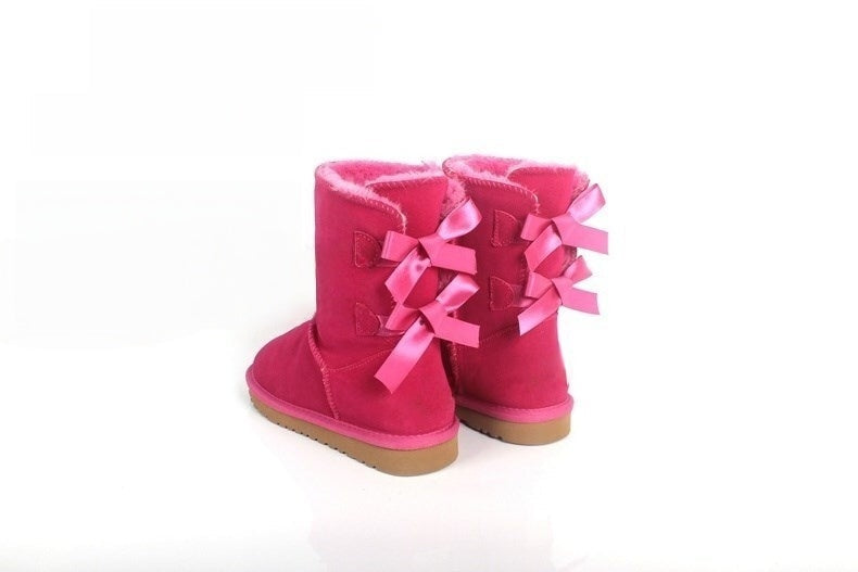 T588-789 Tall snow boots with thickened sole for warmth
