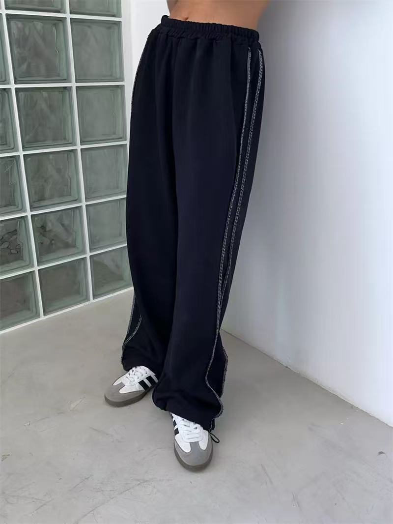 T588-852  Street style loose casual pants