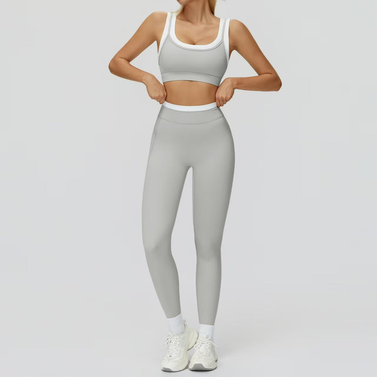 T588-917   High waisted outdoor leisure versatile fitness suit